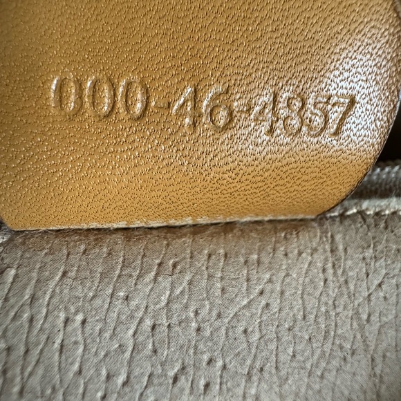 Gucci Micro Logo Tan and Cream Shoulder Bag - Picture 16 of 16
